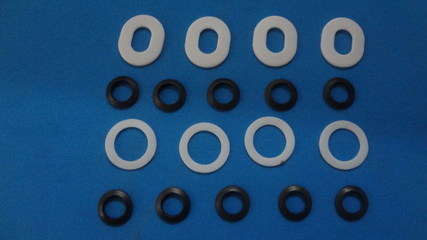 【長期供應白色F4 墊片、耐磨聚四氟乙烯封墊片廠家】價格,廠家,圖片,絕緣板,東莞市力拓電子材料-